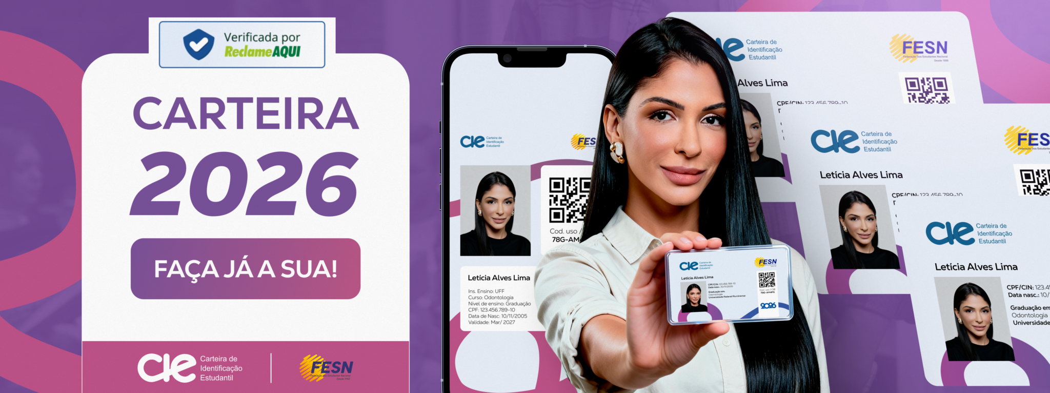 Carteirinha do Estudante CIE 2026